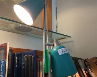 Vintage MCM two head gooseneck floor lamp $160 + tax
