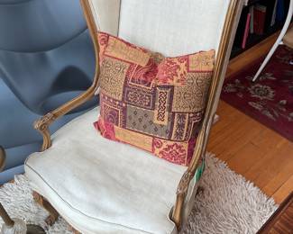 French linen Bergere chair $200 + tax