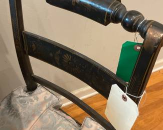 Nichols and stone Hitchcock style black harvest chairs (2) $30 + tax each