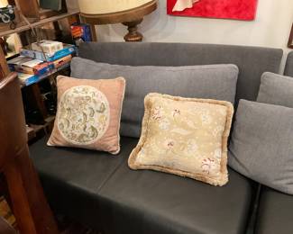 Vintage accent pillows