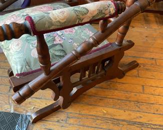 Antique Victorian era spindle rocking chair $105 + tax