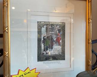 Merry wives of Windsor illustration for William Shakespeare’s book (13” x 15”) $105 + tax