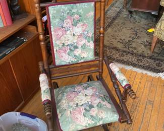 Antique Victorian era spindle rocking chair $105 + tax