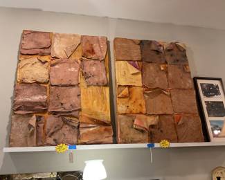 Dianne Cooper mixed media wall art $700 + tax each
