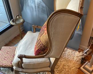 French linen Bergere chair $175 + tax