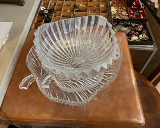Brilliant cut crystal centerpiece $22.50 + tax