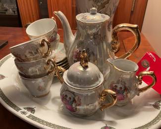 Lusterware tea set