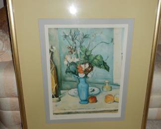 CUSTOM FRAMED PAUL CEZANNE PRINT