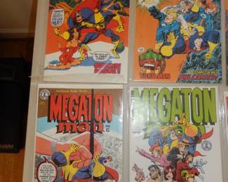 MEGATON MAN COMPLETE SET OF 1 THROUGH 10 VERY HIGH GRADE