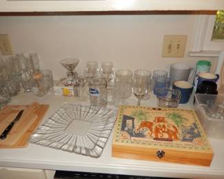 GLASSWARE AND HOUSEHOLD