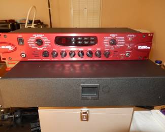 LINE 6 POD PRO GUITAR MULTI EFFECTS PROCESSOR AND A RACK MOUNT DRAWER