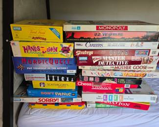 Lots and lots vintage board games!