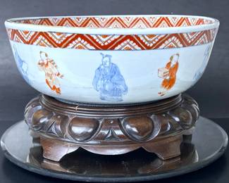 Large antique Chinese porcelain bowl