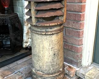 19th Century English Terracotta Chimney Pot