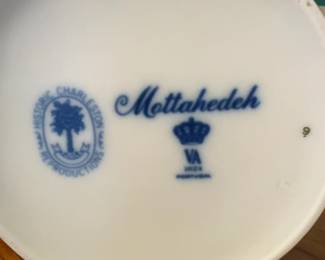 Sugar Bowl with Lid from Mottahedeh Blue Canton Collection 
