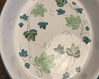 Herend Village Pottery Oval Serving Dish (13 x 8”) - price per item 