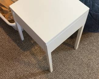 Nightstand or Side Table with Drawer (14” x 14.5” x 22”)