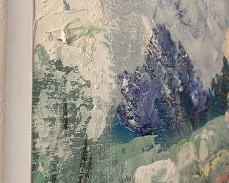 Impasto Floral Landscape Oil Painting #2 (30” x 40”)