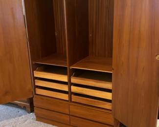 Wooden Wardrobe (45.5” x 25.5” x 77.5”)