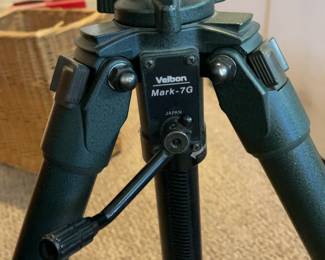 Velbon Mark-7G Tripod with Velbon PH-173 ball head and Manfrotto 234RC Quick Release Head (up to 74” tall)