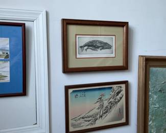 “Gray Whale with Calf” 44/100 print (11.5” x 16”)