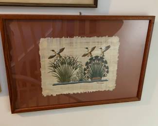Egyptian Papyrus Painting (21” x 31”)