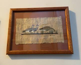 Egyptian Papyrus Painting (10” x 13”)