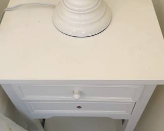 White Nightstand (27 x 16 x 12”)