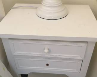 White Nightstand (27 x 16 x 12”)