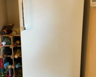 Sanyo Retro Mini Refrigerator with Freezer (18” x 18” x 32.5”)