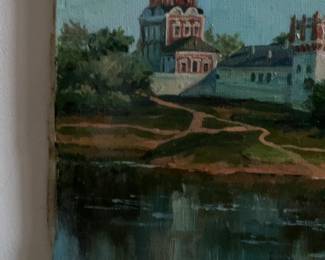 Old Fort Landscape Original Painting (9” x 13.75”)