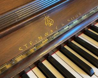 1996 Steinway & Sons Model 45 Upright Piano with bench (original owners - tuned twice a year)