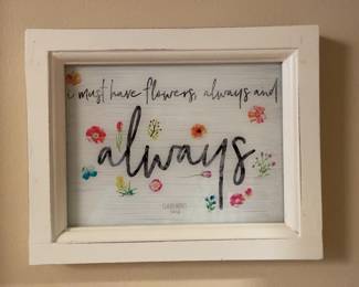 Floral Wall Art 8” x 10”