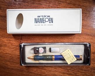 Artline Namepen Ball-point Pen with X-stamper