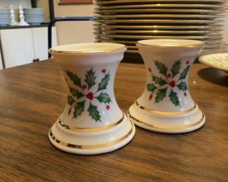 Lenox Holiday Candle Holders - price per item