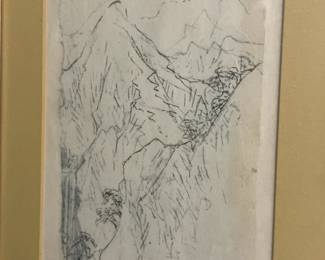 Asian Ink Wash Painting (9” x 14”)