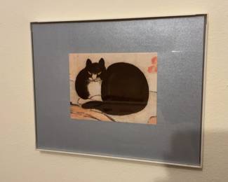 Cat Painting Print (8” x 10”)