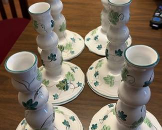 Herend Village Pottery Candlestick Holders - Price per item