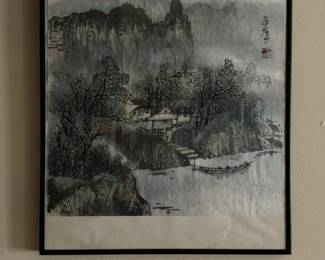 Japanese Landscape Painting (14.5” x 18.5”)