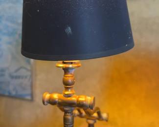 Brass Swing Arm Desk Lamp