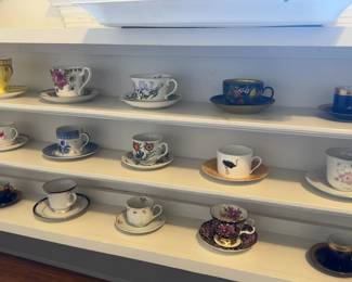 Assorted Teacups and Saucers - price per item