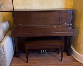 1996 Steinway & Sons Model 45 Upright Piano with bench (original owners - tuned twice a year)