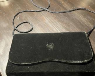 Jacobson’s Black Clutch with Strap