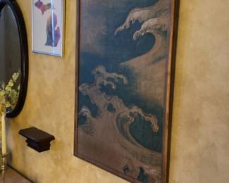 Japanese Wave Painting (22” x 37.5”)