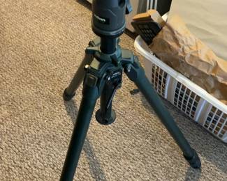Velbon Mark-7G Tripod with Velbon PH-173 ball head and Manfrotto 234RC Quick Release Head (up to 74” tall)