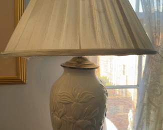 Floral Porcelain Lamp