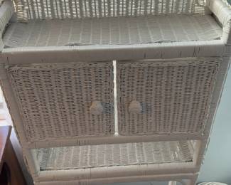 Wicker Cabinet (60 x 25 x 8”)