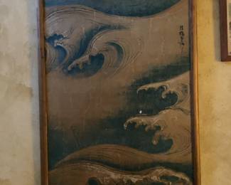 Japanese Wave Painting (22” x 37.5”)