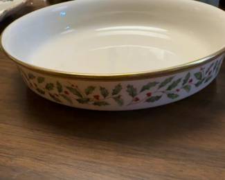 Lenox Holiday Serving Dish