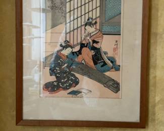 Japanese Woodblock Print (12” x 15”)